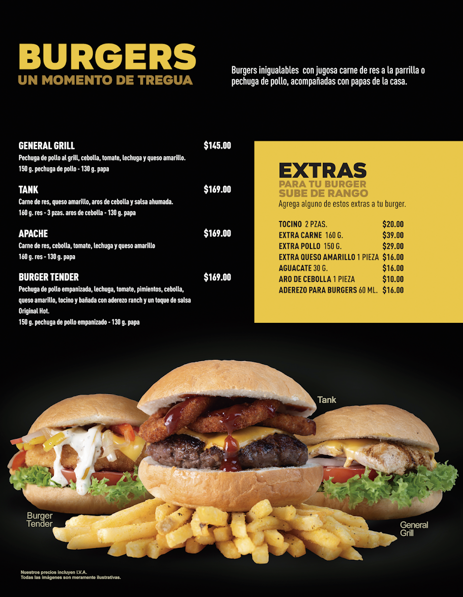 Wings Army Sonata Menu - Image 6